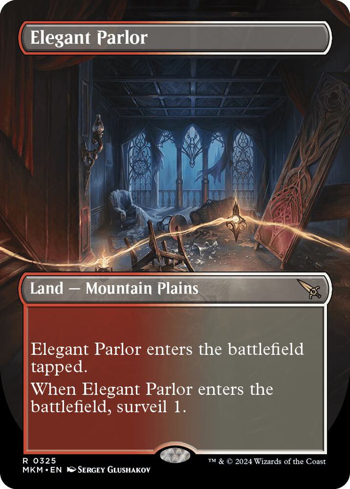 Elegant Parlor 325/286 (Murders at Karlov Manor)  - Borderless Foil | Good Games Modbury