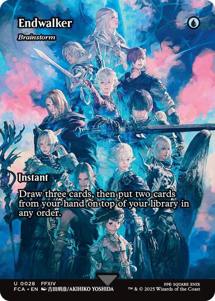 Endwalker - Brainstorm 28/64 (FINAL FANTASY: Through the Ages)  - Showcase Foil | Good Games Modbury