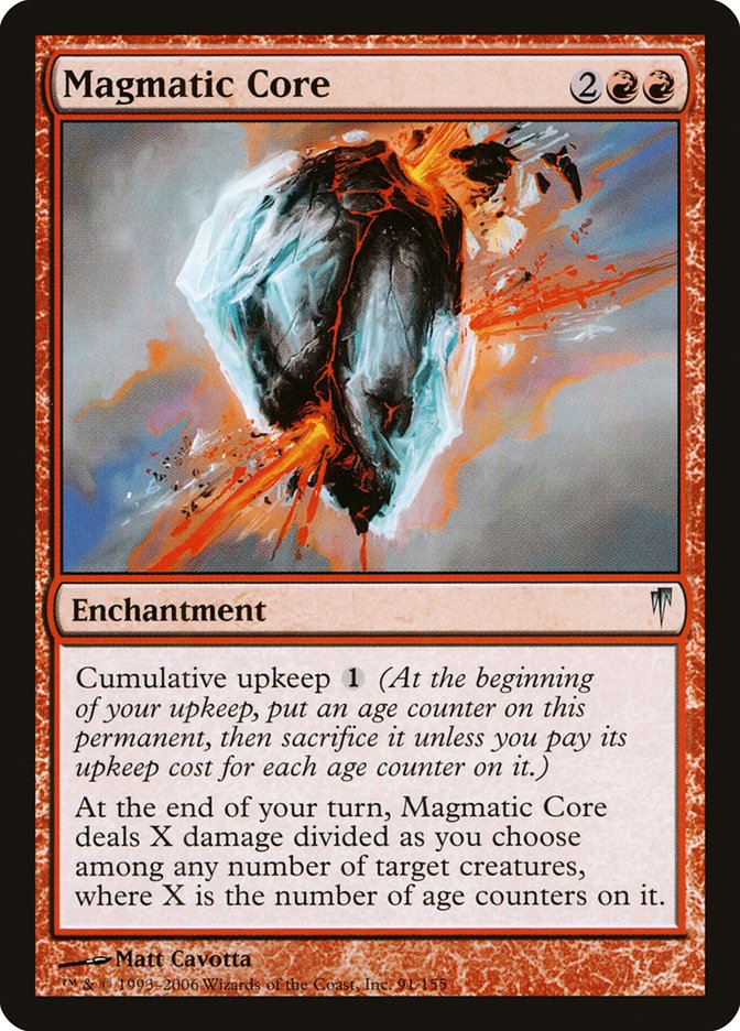 Magmatic Core 91/155 (Coldsnap)  - Foil | Good Games Modbury