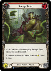 Savage Feast (Red) [U-WTR014] (Welcome to Rathe Unlimited)  Unlimited Normal | Good Games Modbury