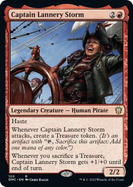Captain Lannery Storm 120/50 (Commander: Dominaria United)  | Good Games Modbury