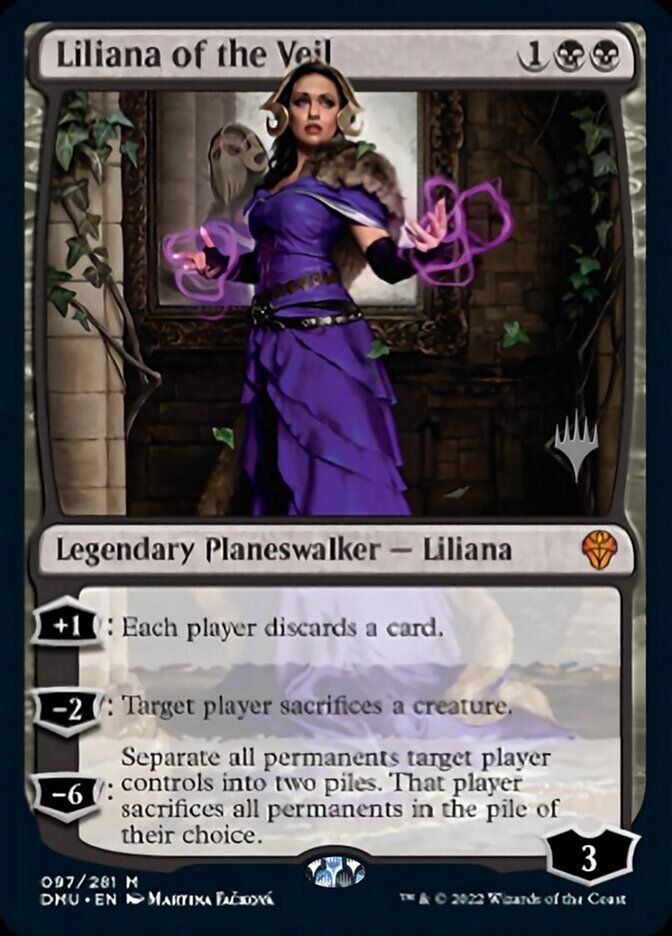 Liliana of the Veil (Promo Pack) [Dominaria United Promos] | Good Games Modbury