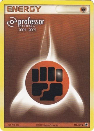 Fighting Energy (105/109) (2004 2005) [Professor Program Promos] | Good Games Modbury