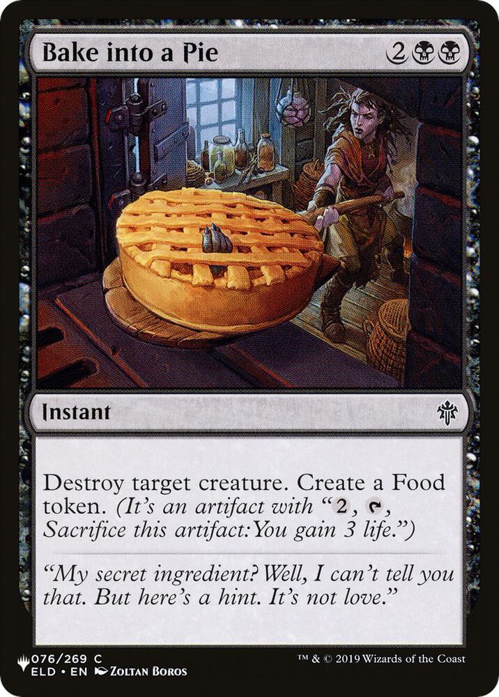 Bake into a Pie ELD-76/5075 (The List Reprints)  | Good Games Modbury
