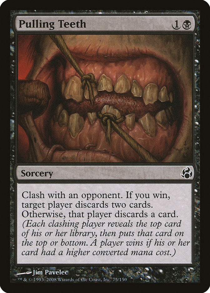 Pulling Teeth 75/150 (Morningtide)  - Foil | Good Games Modbury