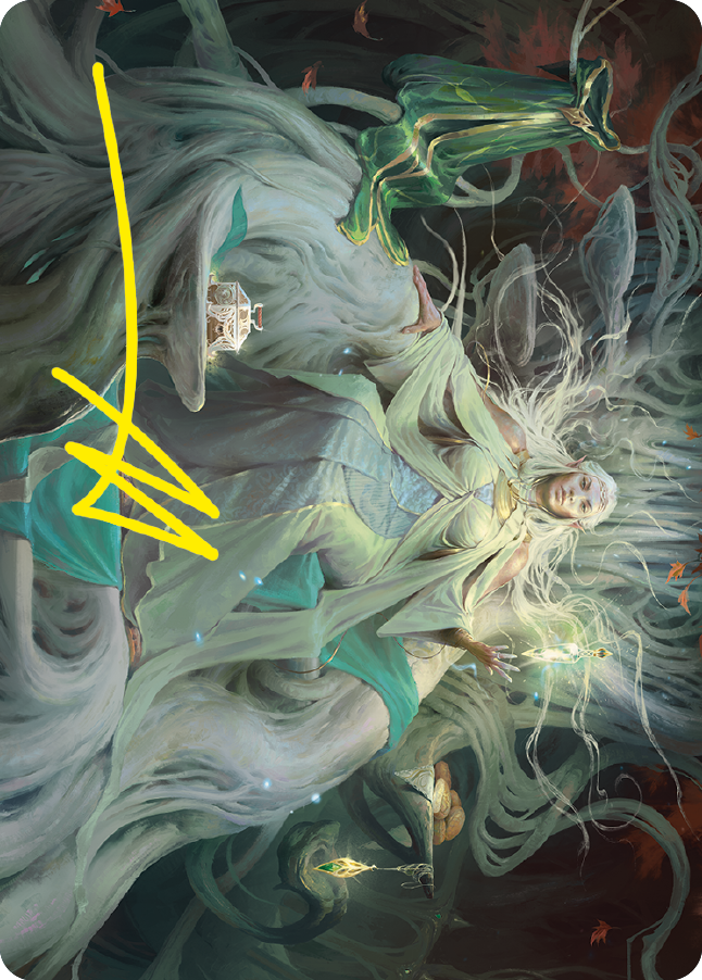 Galadriel, Gift-Giver Art Card (Gold-Stamped Signature) [The Lord of the Rings: Tales of Middle-earth Art Series] | Good Games Modbury