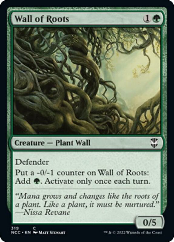 Wall of Roots 319 (Commander: Streets of New Capenna)  | Good Games Modbury