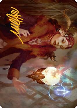 Misfortune Teller Art Card Gold Stamped Signature 58 (Art Series: Streets of New Capenna)  | Good Games Modbury