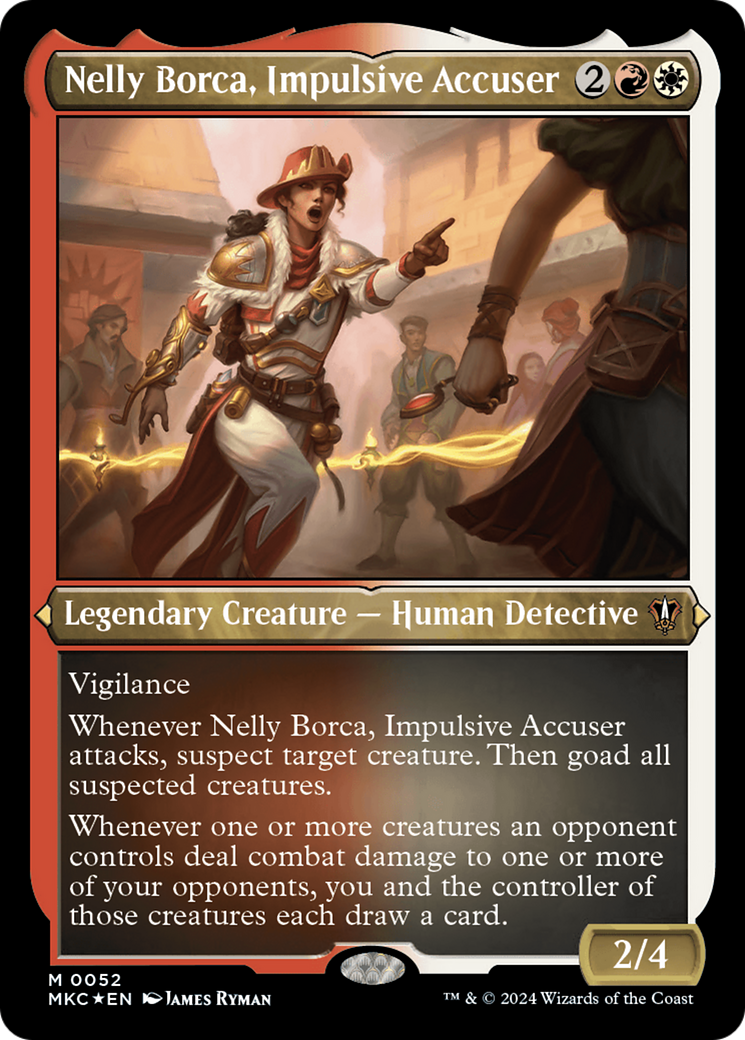 Nelly Borca, Impulsive Accuser (Display Commander) [Murders at Karlov Manor Commander] | Good Games Modbury