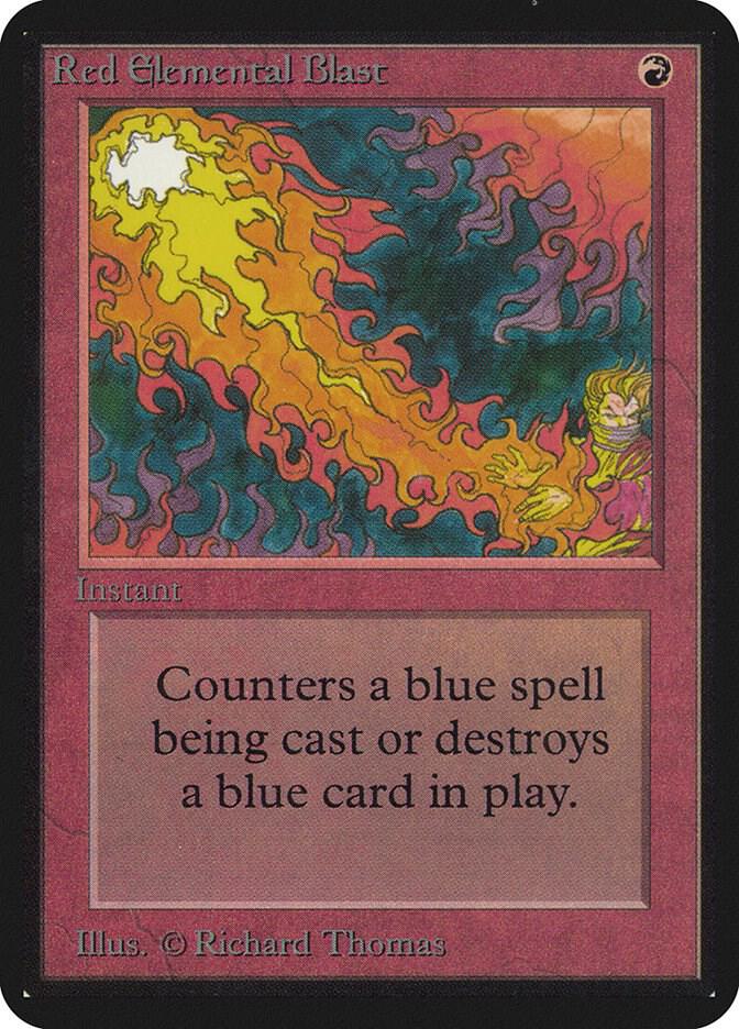 Red Elemental Blast 169/295 (Alpha Edition)  | Good Games Modbury