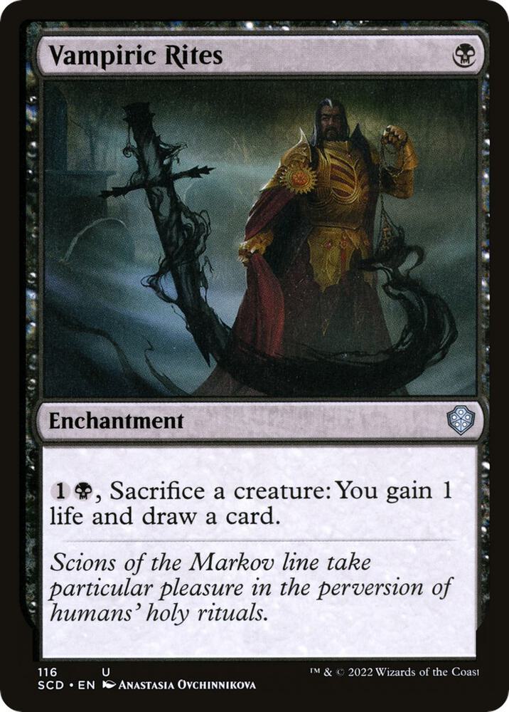 Vampiric Rites 116/352 (Starter Commander Decks)  | Good Games Modbury