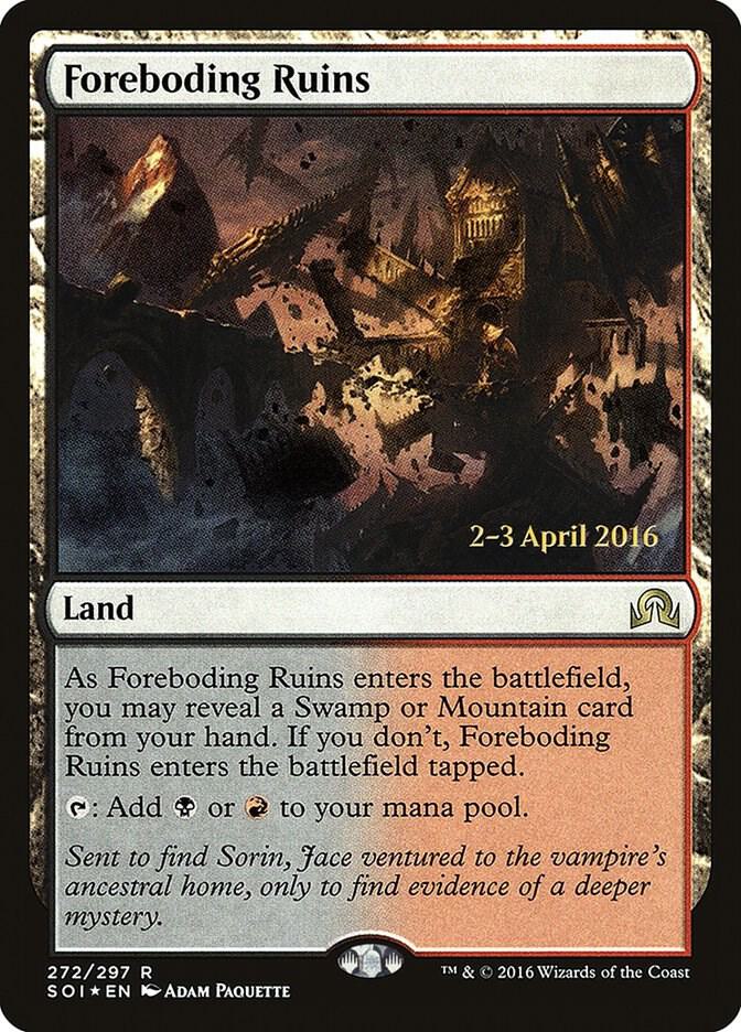 Foreboding Ruins 272s/89 (Prerelease Cards)  - Foil | Good Games Modbury