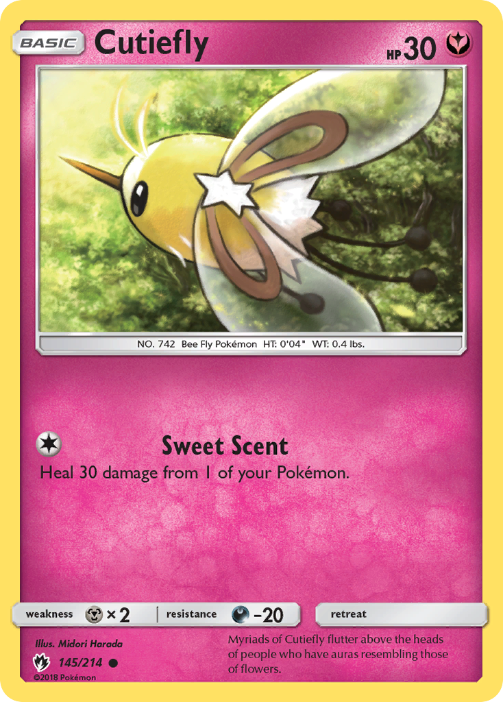 Cutiefly (145/214) [Sun & Moon: Lost Thunder] | Good Games Modbury