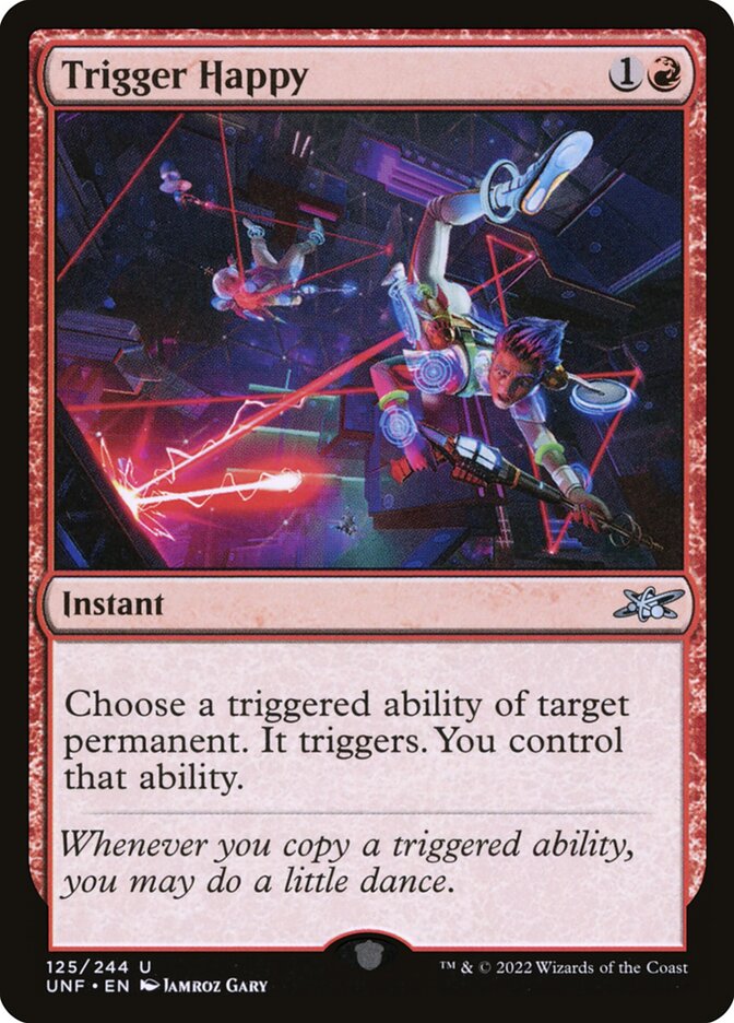 Trigger Happy 125/244 (Unfinity)  - Foil | Good Games Modbury