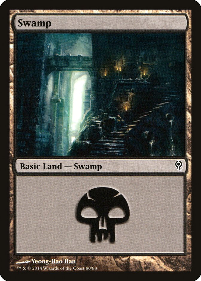 Swamp (80) [Duel Decks: Jace vs. Vraska] | Good Games Modbury