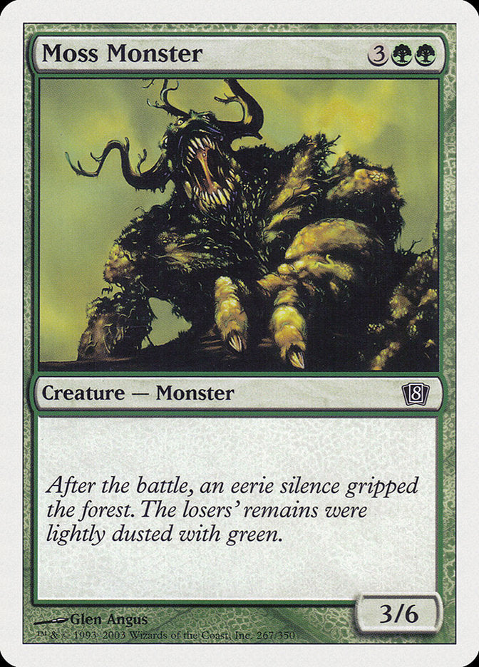 Moss Monster 267/350 (8th Edition)  | Good Games Modbury
