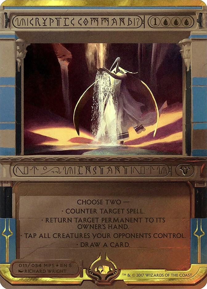 Cryptic Command 11/54 (Masterpiece Series: Amonkhet Invocations)  - Foil | Good Games Modbury