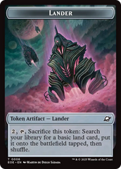 Beast (0006) // Lander Double-Sided Token [Edge of Eternities Tokens] | Good Games Modbury