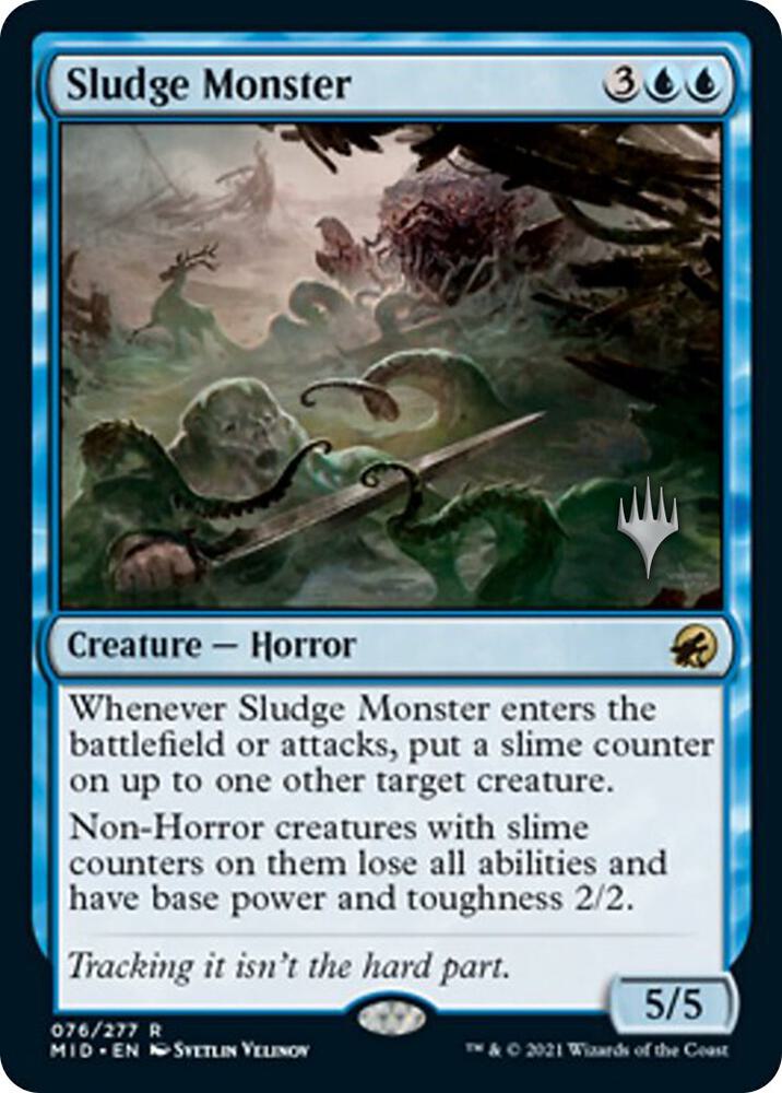 Sludge Monster 76 (Promo Pack: Innistrad: Midnight Hunt)  | Good Games Modbury
