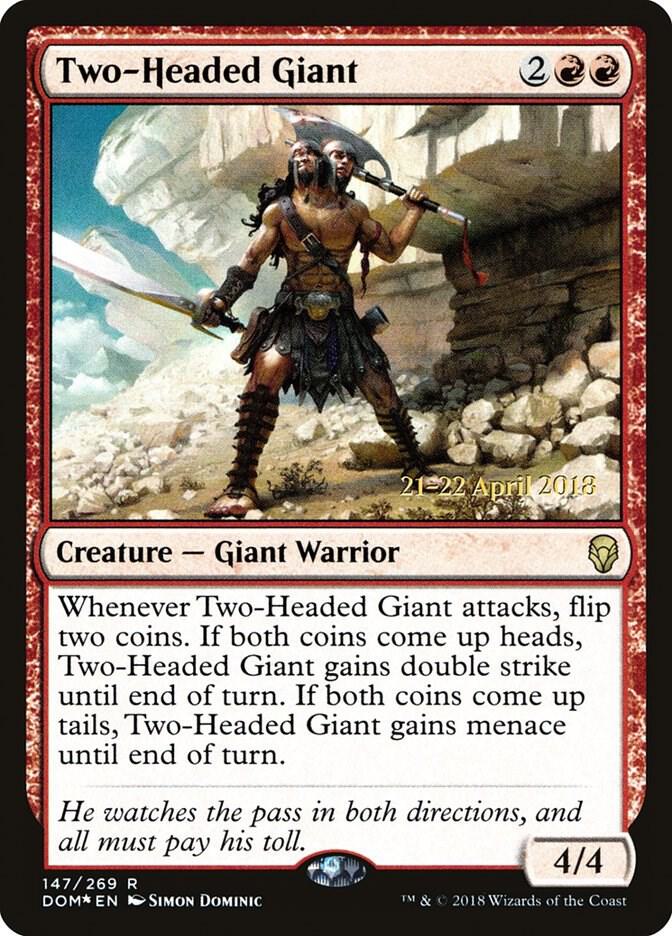 Two Headed Giant 147s/118 (Prerelease Cards)  - Foil | Good Games Modbury