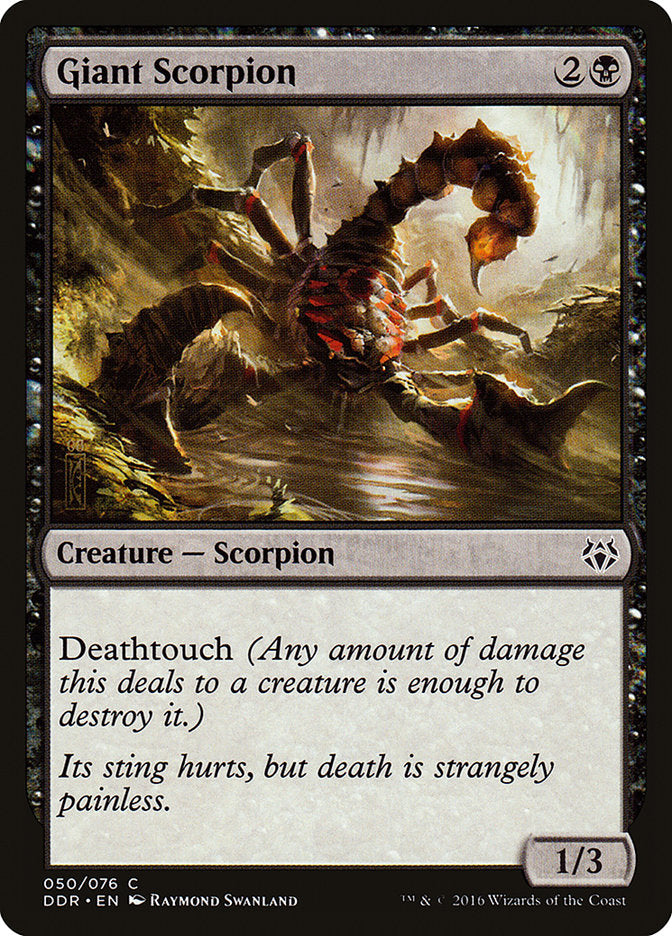 Giant Scorpion 50/76 (Duel Decks: Nissa vs. Ob Nixilis)  | Good Games Modbury