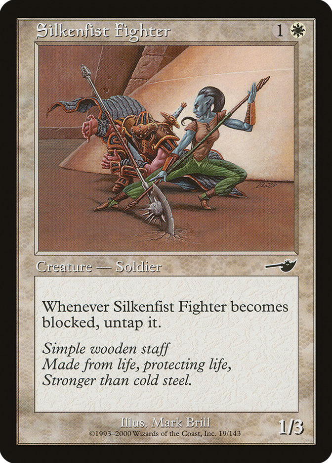 Silkenfist Fighter 19/143 (Nemesis)  - Foil | Good Games Modbury