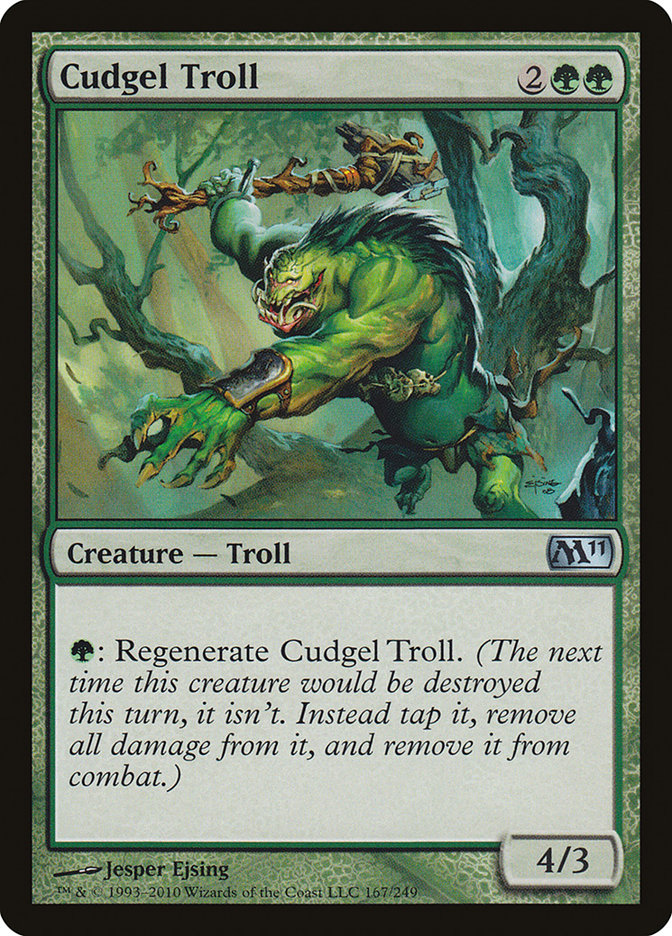 Cudgel Troll [Magic 2011] | Good Games Modbury