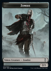 Zombie // Goat Double-Sided Token [Streets of New Capenna Commander Tokens] | Good Games Modbury