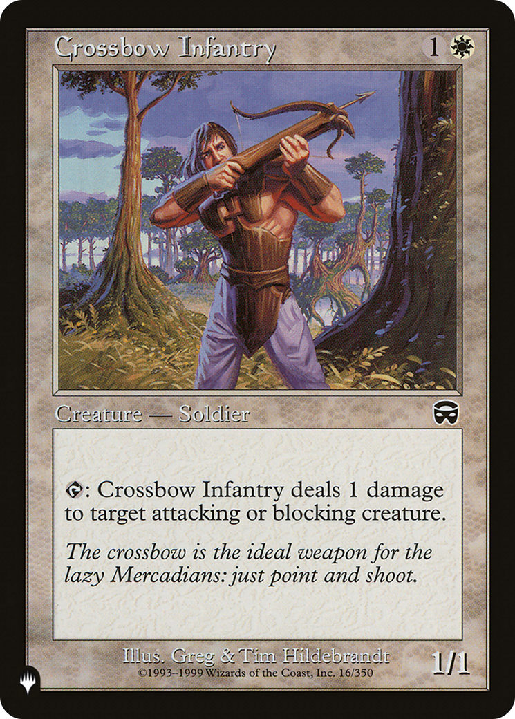 Crossbow Infantry [The List Reprints] | Good Games Modbury