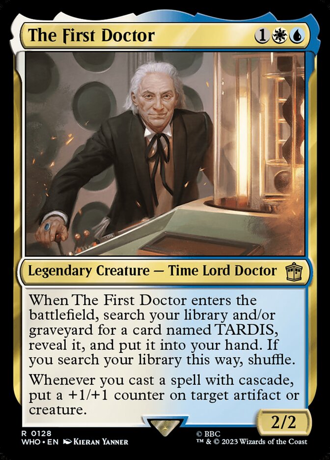 The First Doctor 128/331 (Universes Beyond: Doctor Who)  - Foil | Good Games Modbury