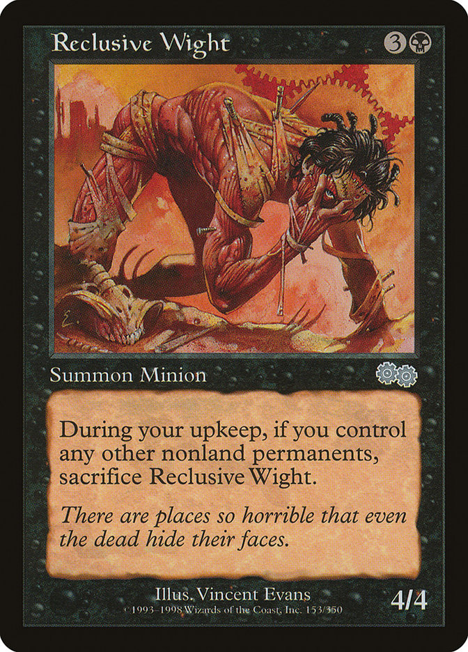 Reclusive Wight 153/350 (Urza's Saga)  | Good Games Modbury