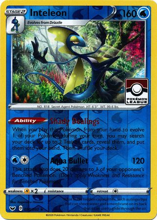 Inteleon (058/202) (League Promo) [Sword & Shield: Base Set] | Good Games Modbury