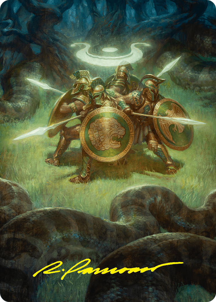 Anthem of Champions Art Card (47/54) (Gold-Stamped Signature) [Foundations Art Series] | Good Games Modbury