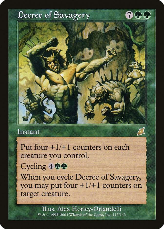 Decree of Savagery 115/143 (Scourge)  - Foil | Good Games Modbury