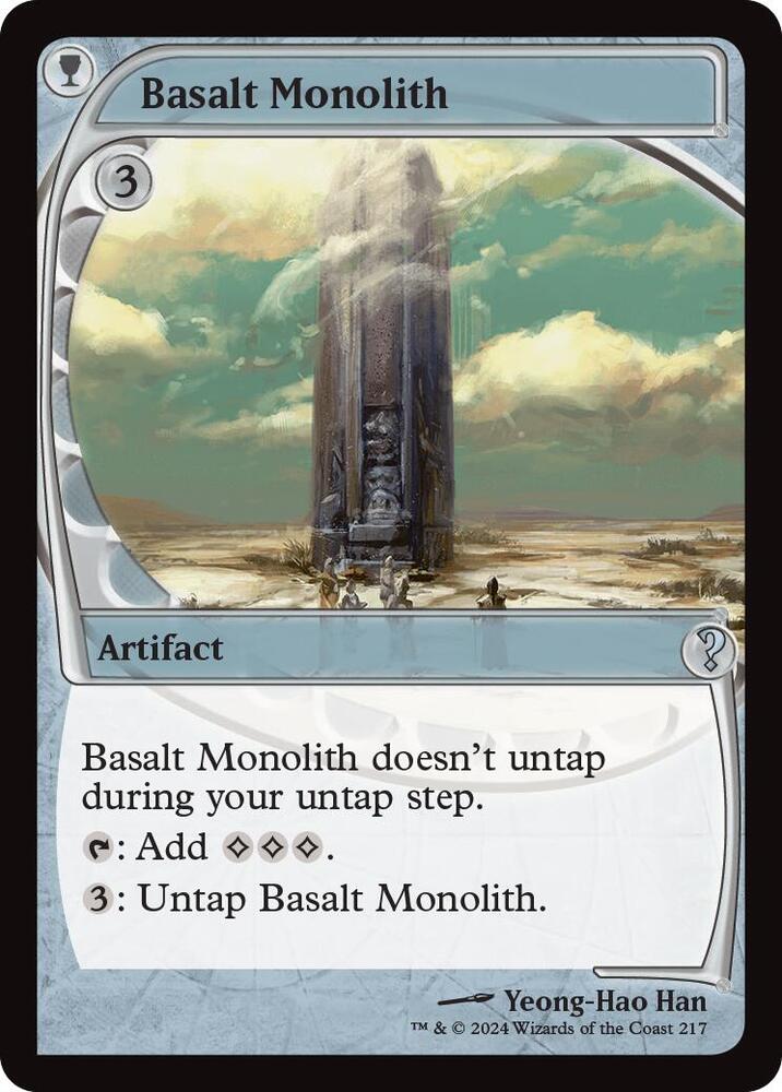 Basalt Monolith 217 (Mystery Booster 2)  - Future Sight | Good Games Modbury
