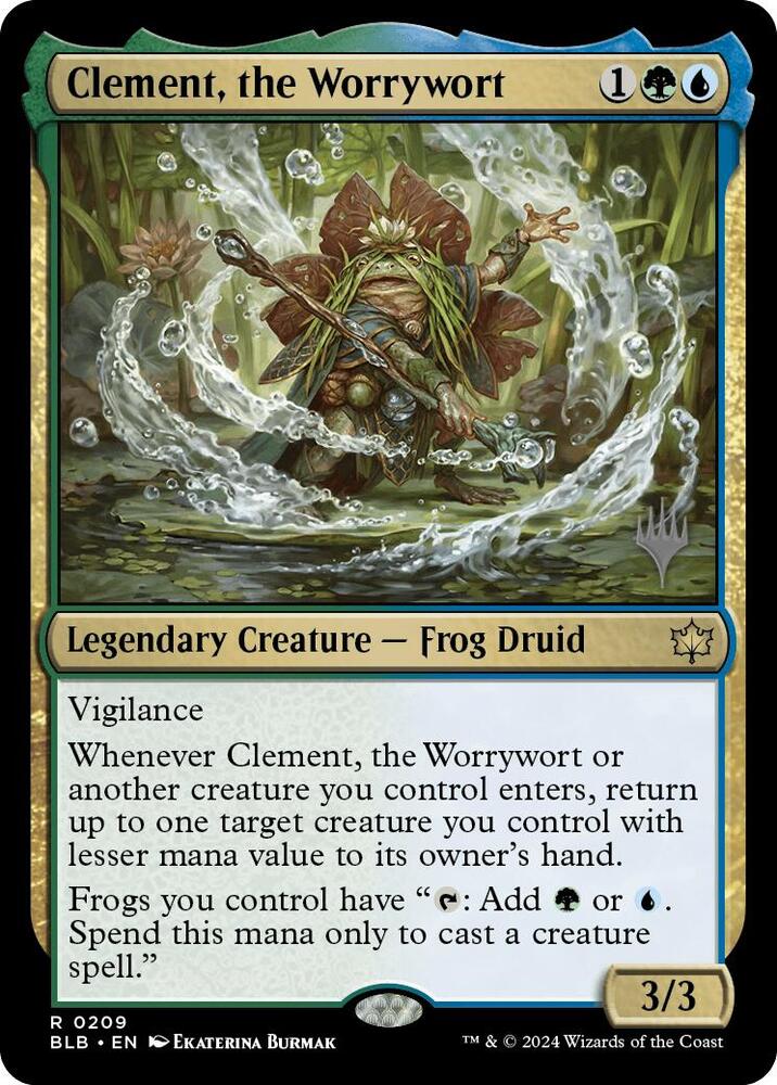 Clement the Worrywort 209 (Promo Pack: Bloomburrow)  - Foil | Good Games Modbury