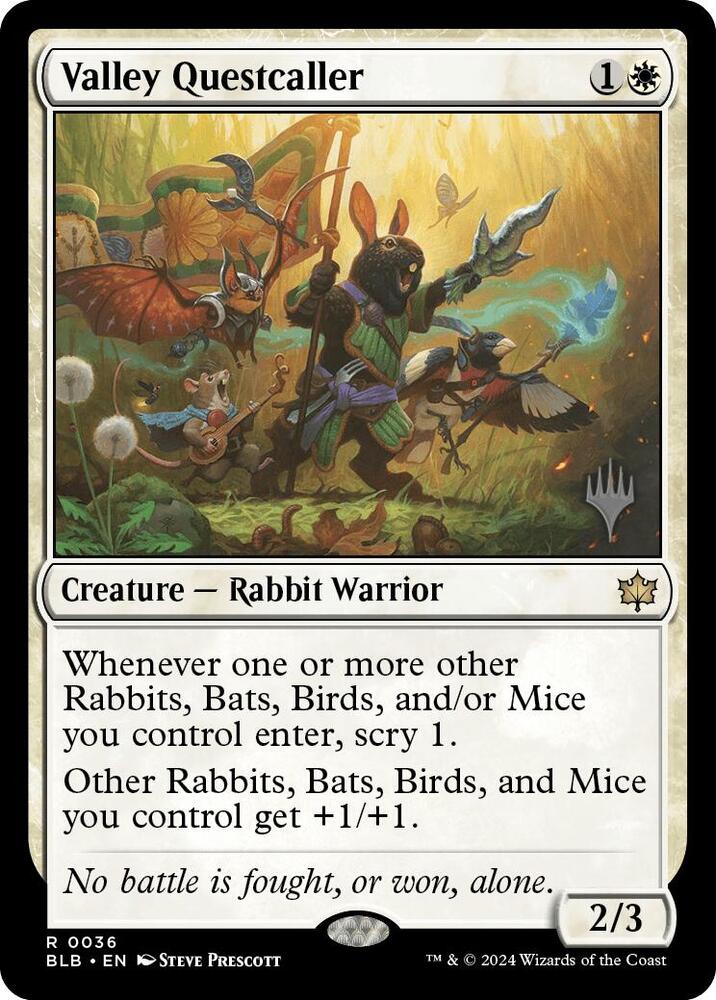 Valley Questcaller 36 (Promo Pack: Bloomburrow)  - Foil | Good Games Modbury