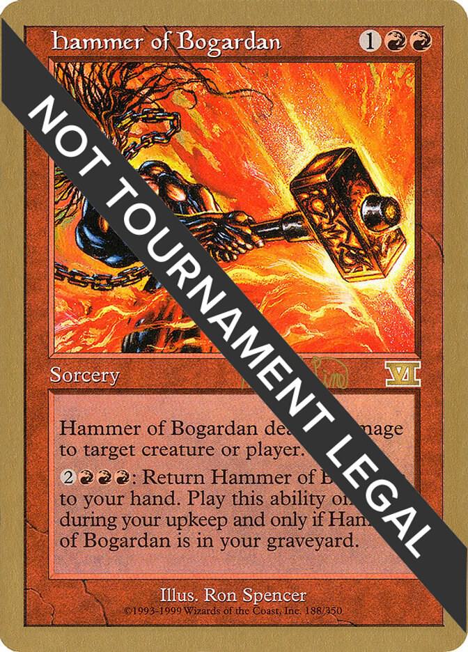 Hammer of Bogardan 1999 Mark Le Pine 6ED mlp188/111 (World Championship Decks)  | Good Games Modbury