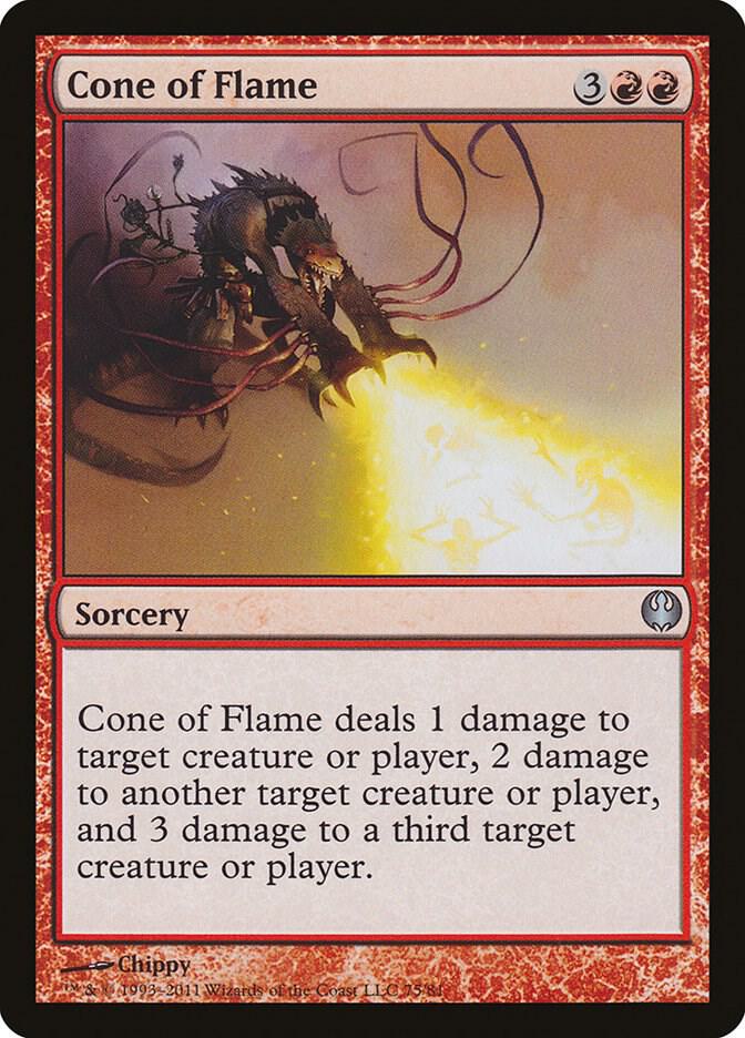Cone of Flame 75/81 (Duel Decks: Knights vs. Dragons)  | Good Games Modbury