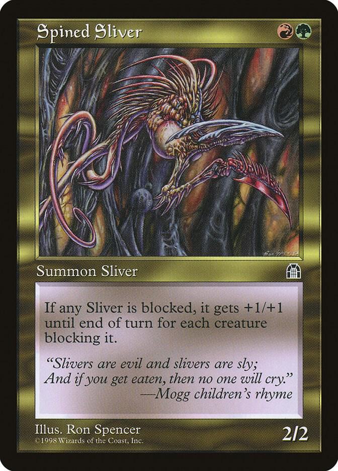 Spined Sliver 130/143 (Stronghold)  | Good Games Modbury