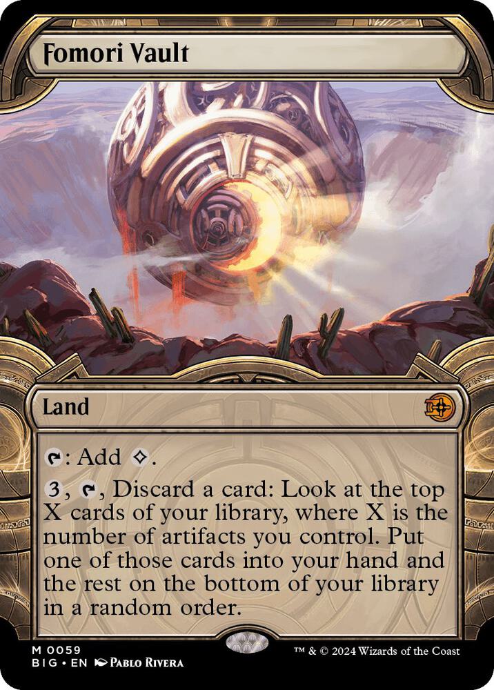 Fomori Vault 59 (Outlaws of Thunder Junction: The Big Score)  - Showcase Foil | Good Games Modbury