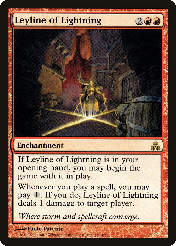 Leyline of Lightning 68/165 (Guildpact)  - Foil | Good Games Modbury