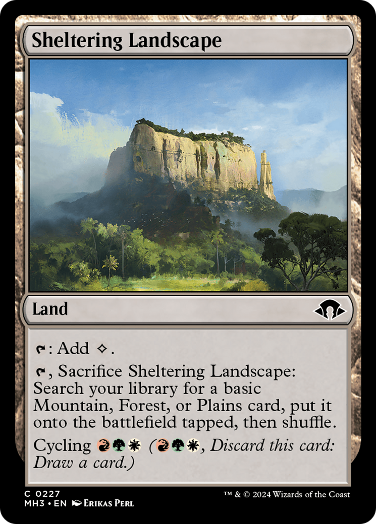 Sheltering Landscape [Modern Horizons 3] | Good Games Modbury