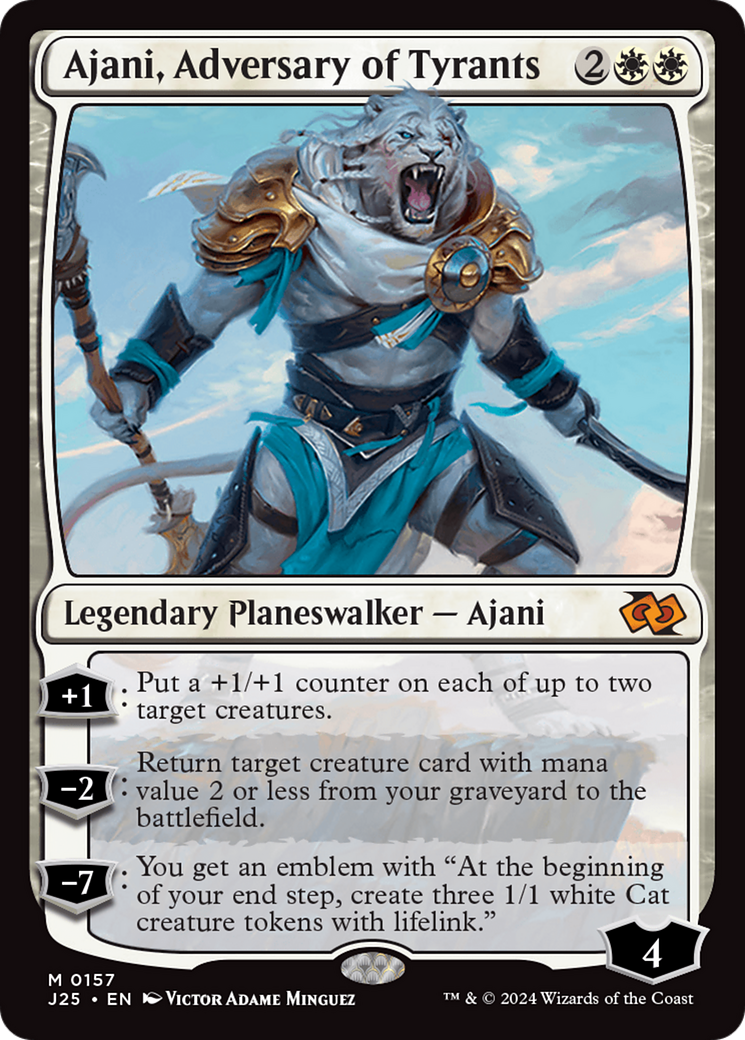 Ajani, Adversary of Tyrants [Foundations Jumpstart] | Good Games Modbury