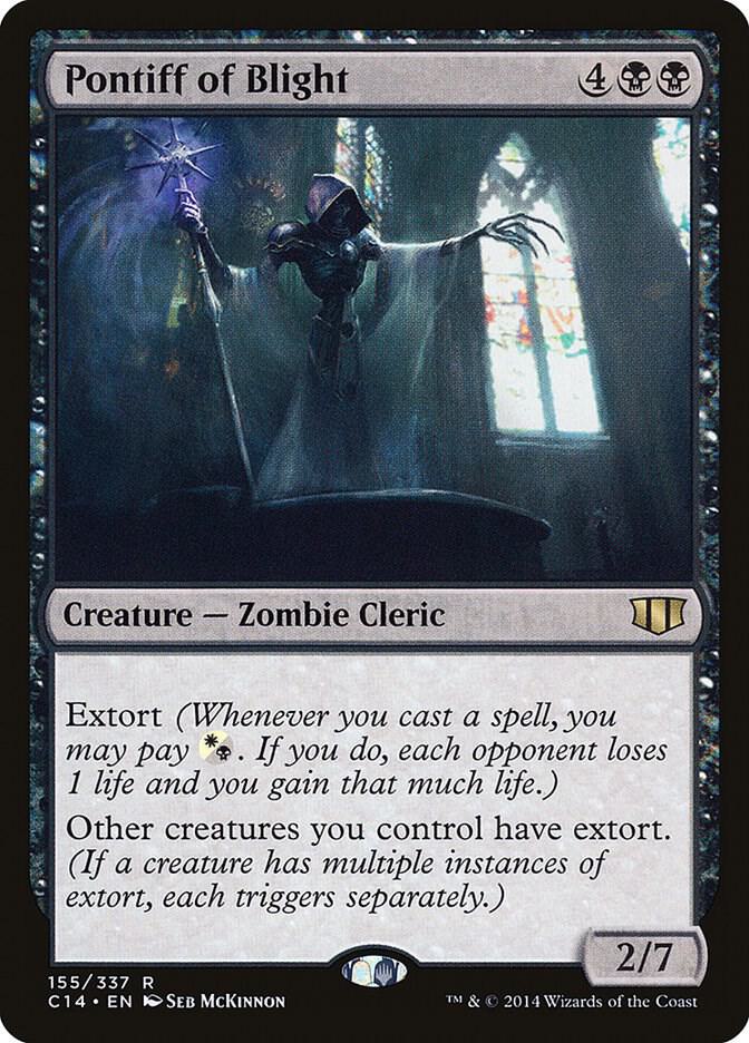 Pontiff of Blight 155/337 (Commander 2014)  | Good Games Modbury
