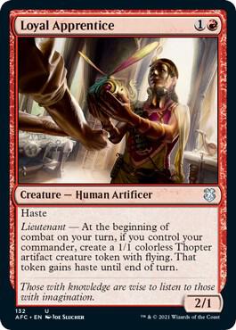 Loyal Apprentice 132/62 (Commander: Adventures in the Forgotten Realms)  | Good Games Modbury