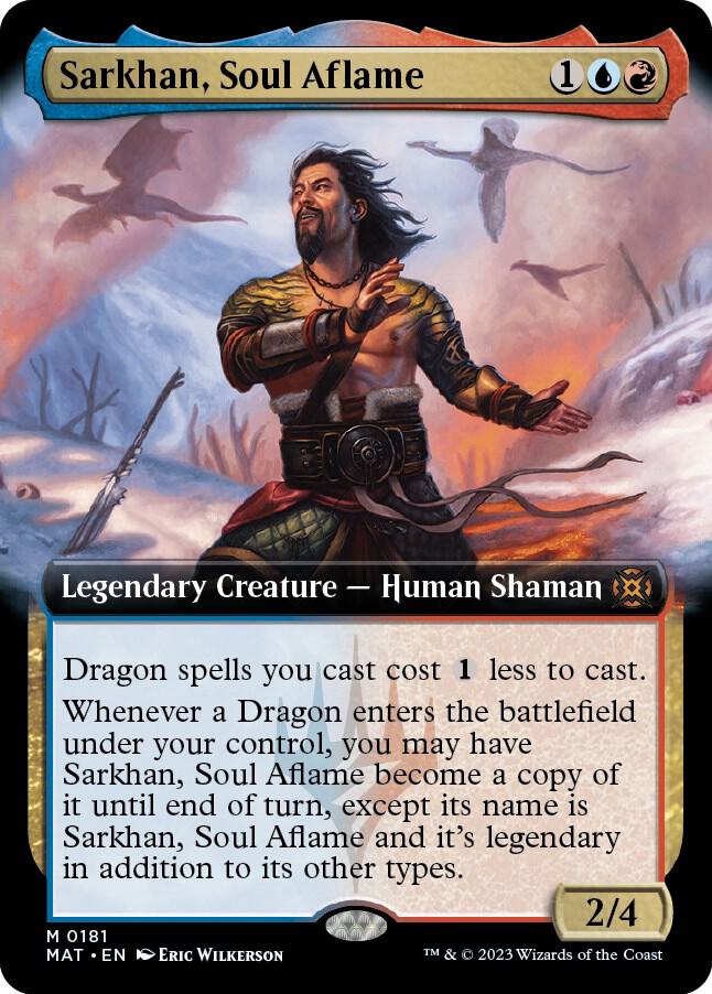 Sarkhan, Soul Aflame 181/50 (March of the Machine: The Aftermath)  - Extended Art | Good Games Modbury