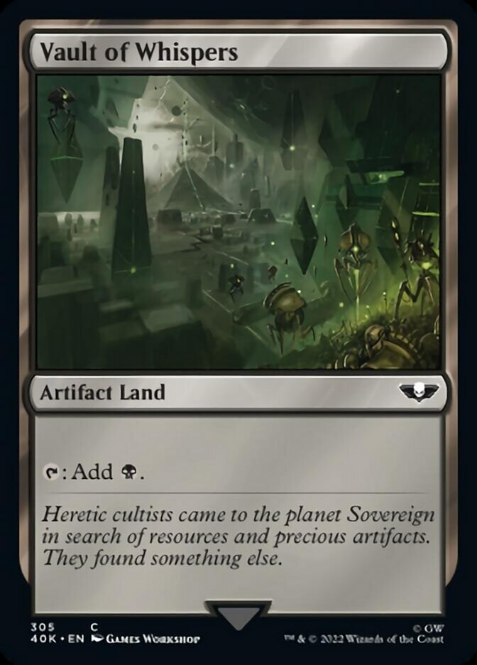 Vault of Whispers (Surge Foil) [Universes Beyond: Warhammer 40,000] | Good Games Modbury