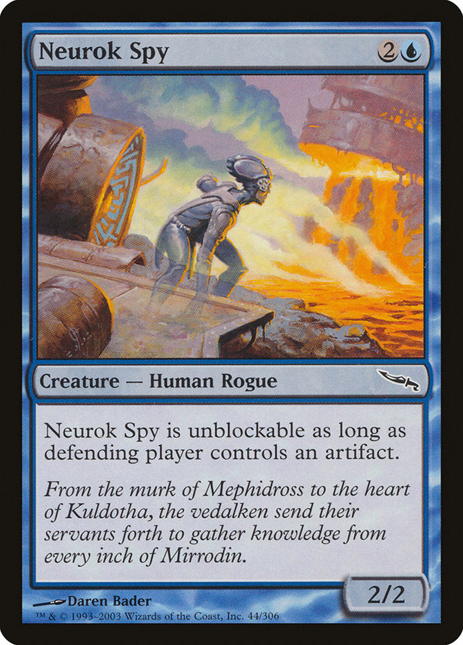 Neurok Spy 44/306 (Mirrodin)  - Foil | Good Games Modbury