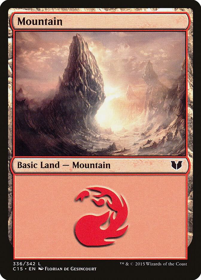 Mountain 336/342 (Commander 2015)  | Good Games Modbury